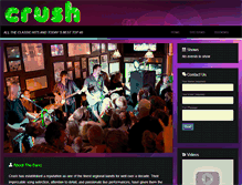 Tablet Screenshot of crushband.net